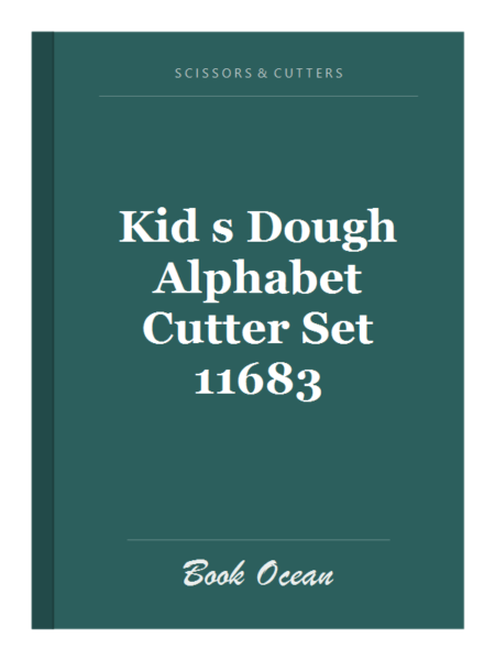 Kid s Dough Alphabet Cutter Set 11683
