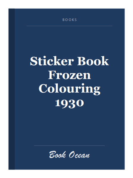Sticker Book Frozen Colouring 1930