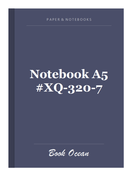 Notebook A5 #XQ-320-7