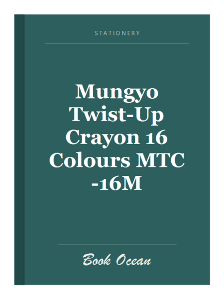 Mungyo Twist-Up Crayon 16 Colours MTC-16M