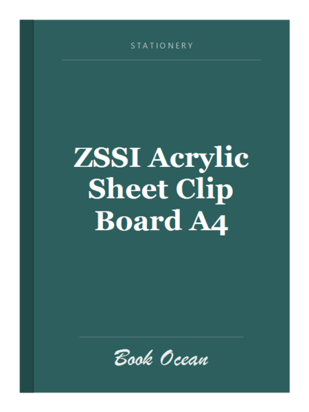 ZSSI Acrylic Sheet Clip Board A4