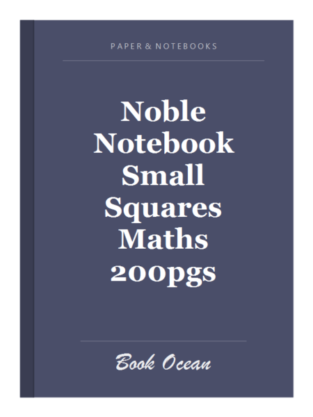 Noble Notebook Small Squares Maths 200pgs