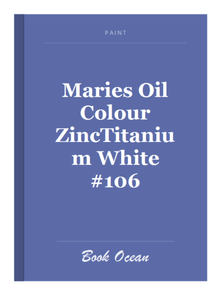 Maries Oil Colour ZincTitanium White #106