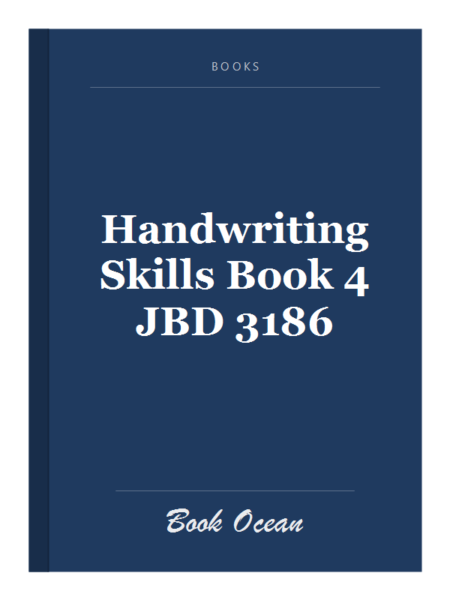Handwriting Skills Book 4 JBD 3186