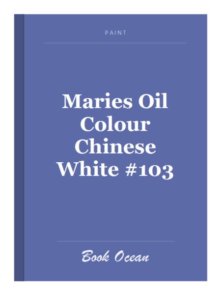 Maries Oil Colour Chinese White #103