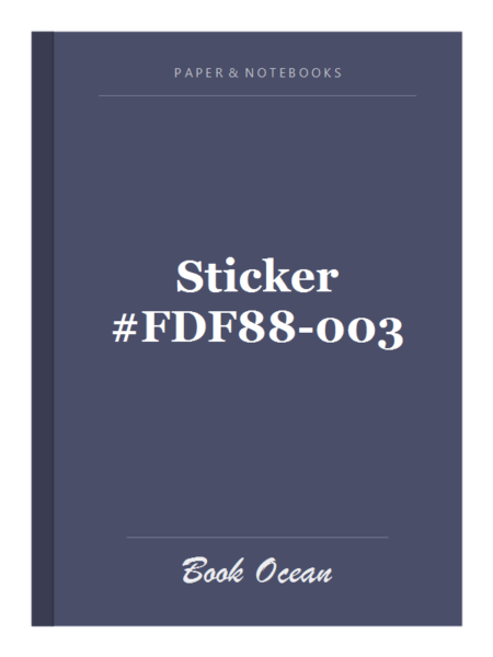 Sticker #FDF88-003