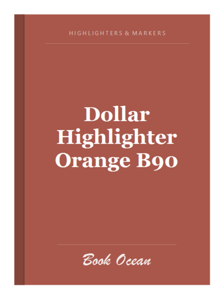 Dollar Highlighter Orange B90