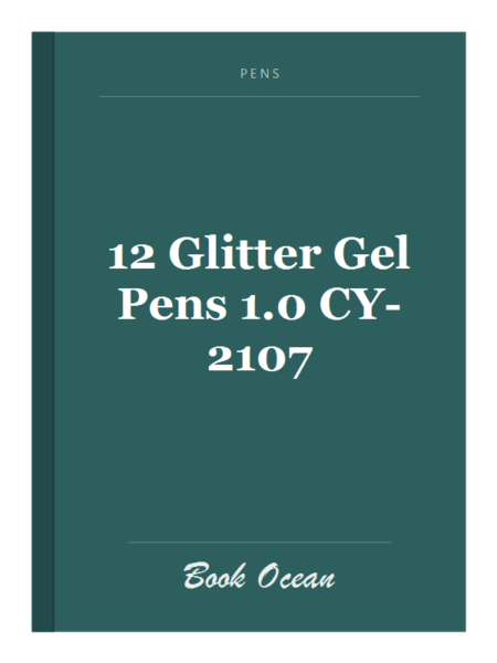 12 Glitter Gel Pens 1.0 CY-2107