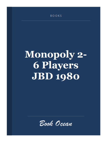Monopoly 2-6 Players JBD 1980