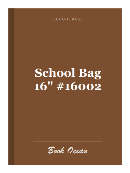 School Bag 16" #16002