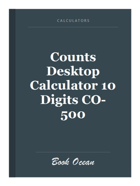 Counts Desktop Calculator 10 Digits CO-500
