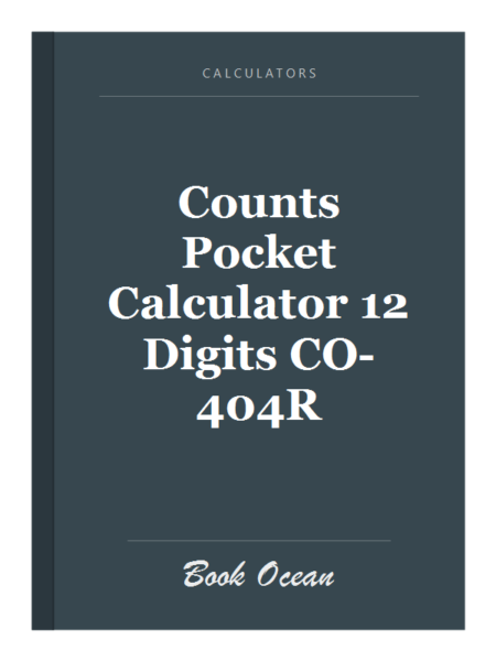 Counts Pocket Calculator 12 Digits CO-404R