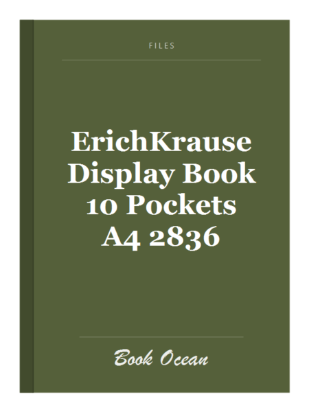 ErichKrause Display Book 10 Pockets A4 2836