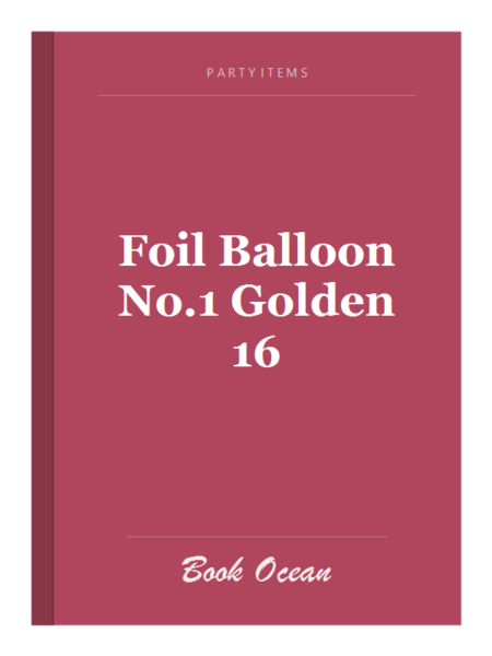 Foil Balloon No.1 Golden 16