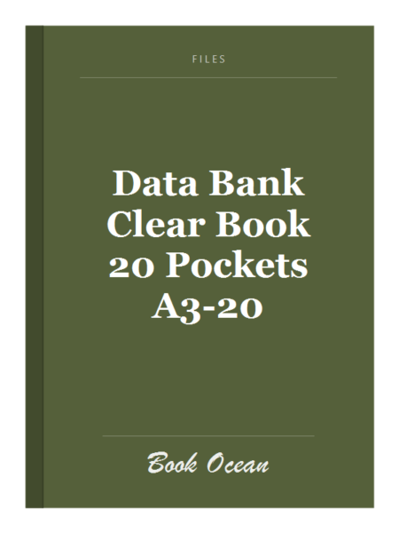 Data Bank Clear Book 20 Pockets A3-20