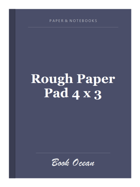 Rough Paper Pad 4 x 3