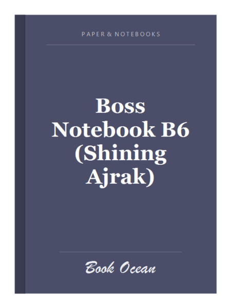 Boss Notebook B6 (Shining Ajrak)