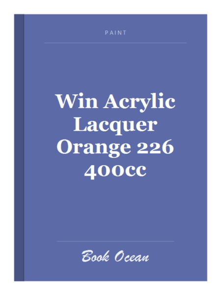 Win Acrylic Lacquer Orange 226 400cc