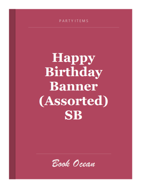 Happy Birthday Banner (Assorted) SB
