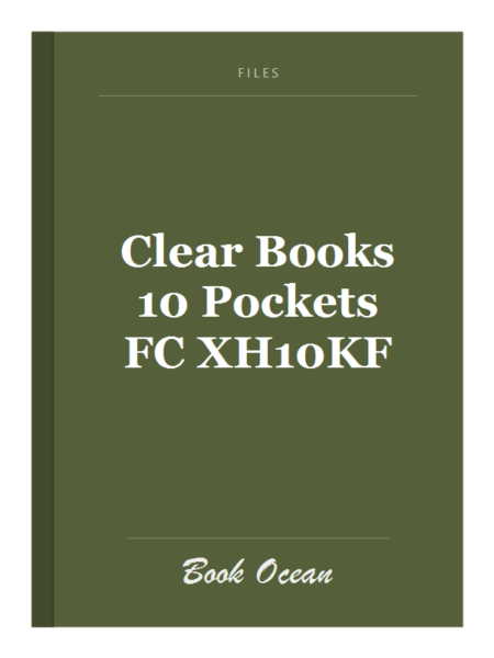Clear Books 10 Pockets FC XH10KF