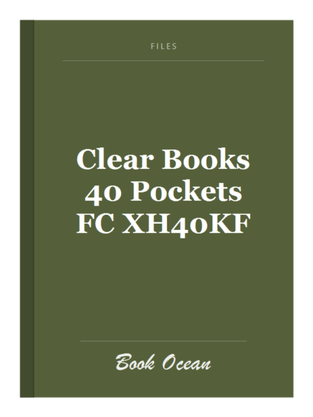 Clear Books 40 Pockets FC XH40KF