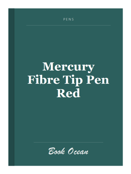 Mercury Fibre Tip Pen Red