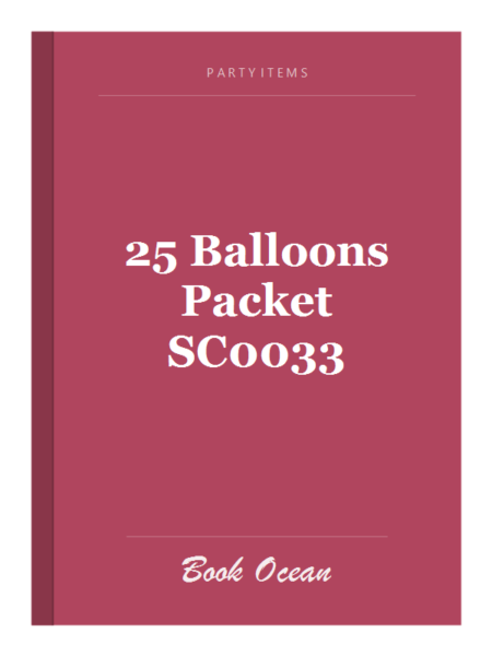 25 Balloons Packet SC0033