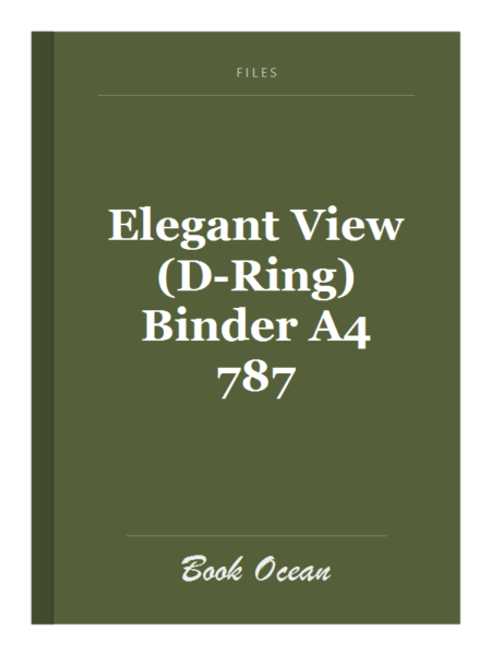 Elegant View (D-Ring) Binder A4 787