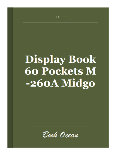 Display Book 60 Pockets M-260A Midgo