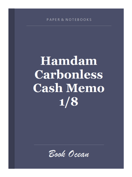 Hamdam Carbonless Cash Memo 1/8