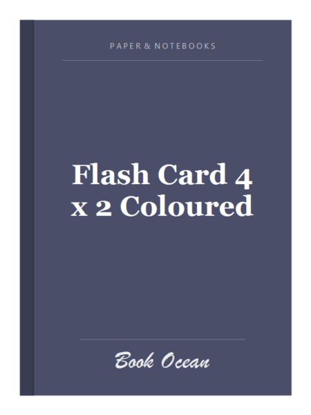 Flash Card 4 x 2 Coloured