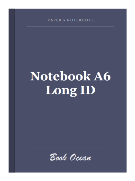 Notebook A6 Long ID