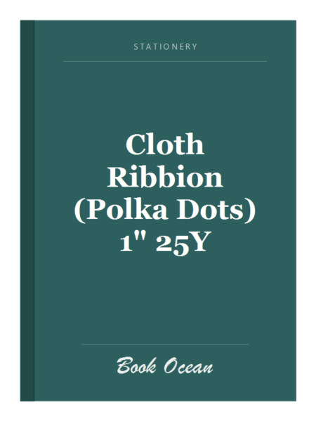 Cloth Ribbion (Polka Dots) 1" 25Y
