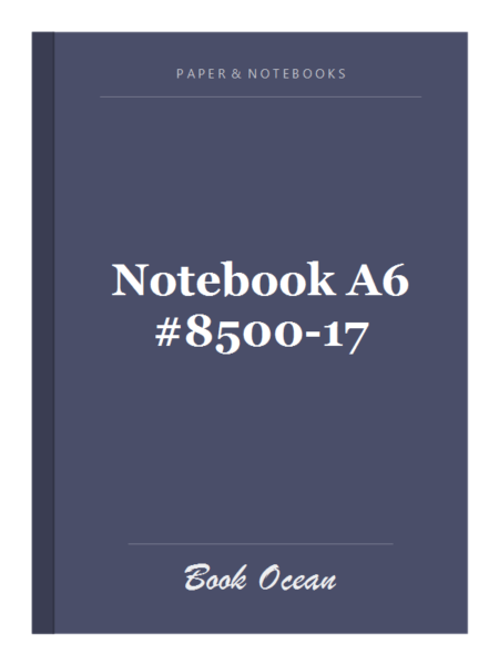 Notebook A6 #8500-17