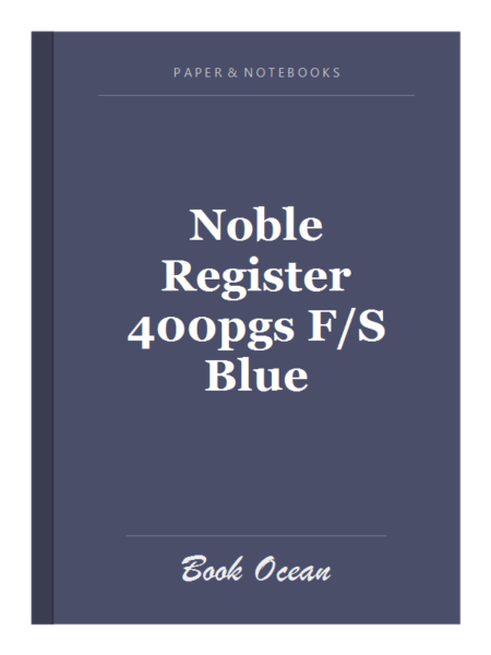 Noble Register 400pgs F/S Blue