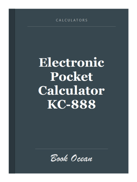 Electronic Pocket Calculator KC-888