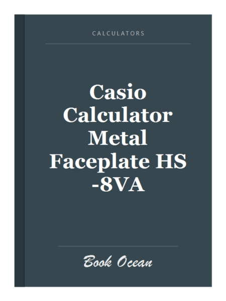 Casio Calculator Metal Faceplate HS-8VA