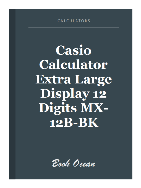 Casio Calculator Extra Large Display 12 Digits MX-12B-BK