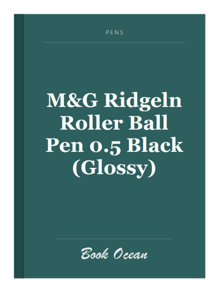 M&G Ridgeln Roller Ball Pen 0.5 Black (Glossy)