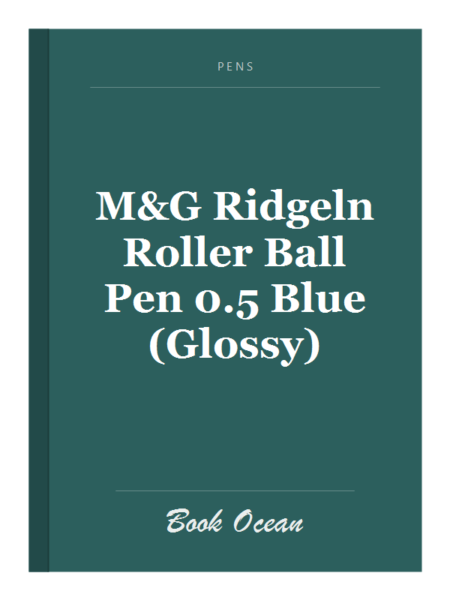 M&G Ridgeln Roller Ball Pen 0.5 Blue (Glossy)