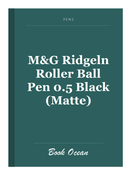 M&G Ridgeln Roller Ball Pen 0.5 Black (Matte)