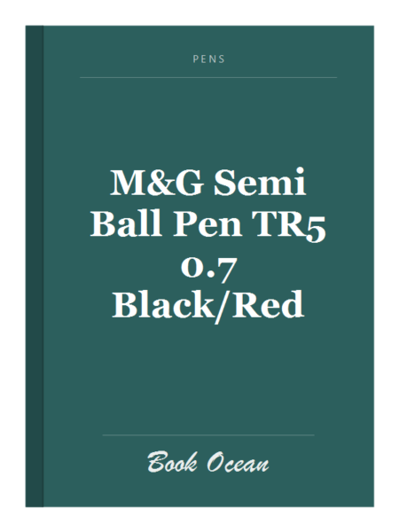 M&G Semi Ball Pen TR5 0.7 Black/Red