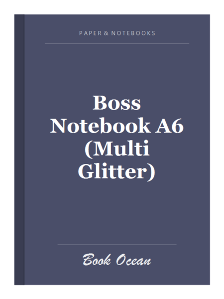 Boss Notebook A6 (Multi Glitter)