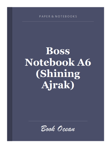 Boss Notebook A6 (Shining Ajrak)
