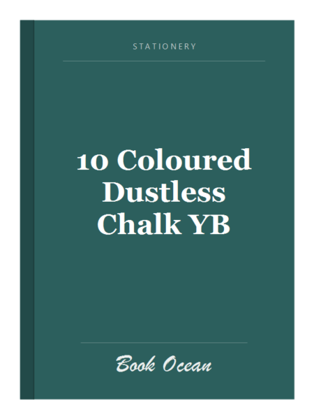 10 Coloured Dustless Chalk YB