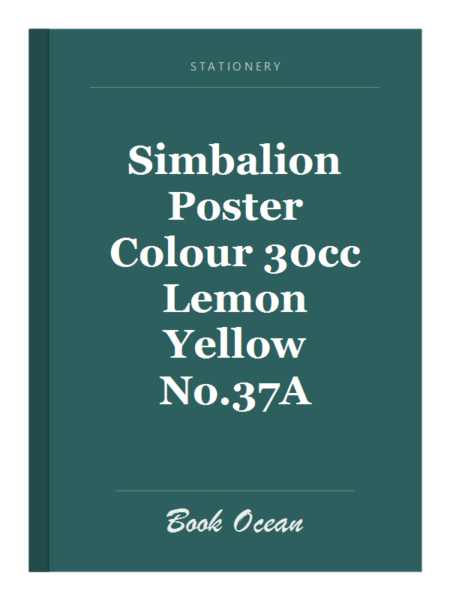 Simbalion Poster Colour 30cc Lemon Yellow No.37A