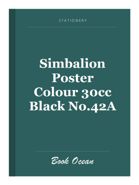 Simbalion Poster Colour 30cc Black No.42A