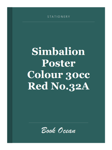 Simbalion Poster Colour 30cc Red No.32A