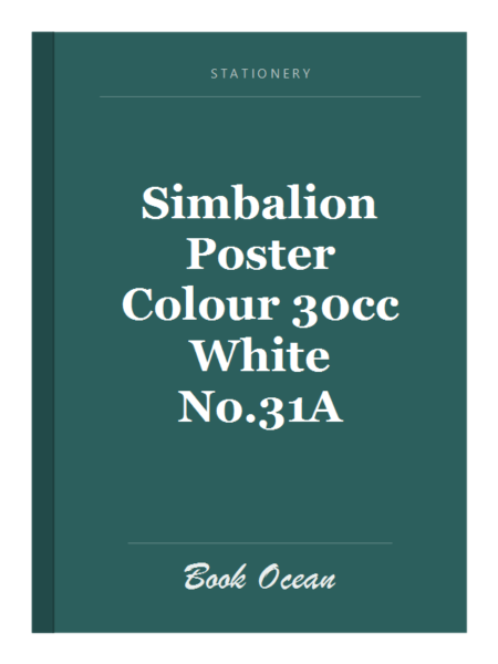 Simbalion Poster Colour 30cc White No.31A