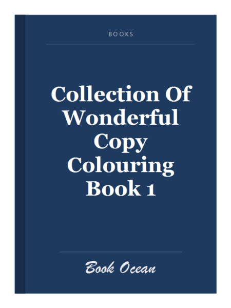 Collection Of Wonderful Copy Colouring Book 1